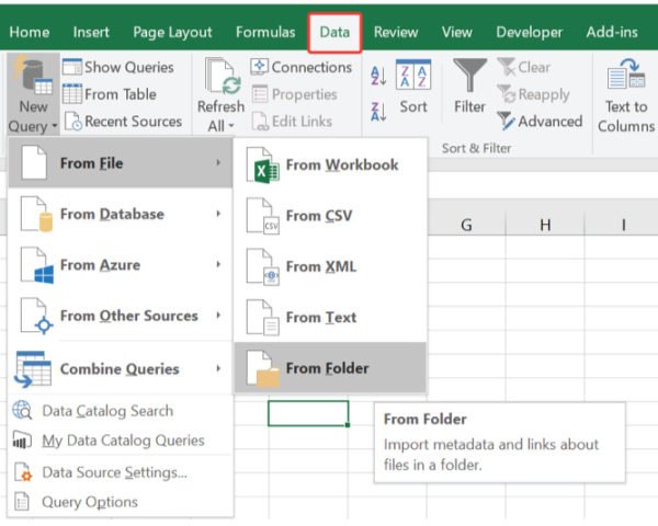 Import All Csv Files In A Folder Into Excel Master Data Analysis 1153