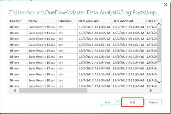 Import All Csv Files In A Folder Into Excel Master Data Analysis 6024