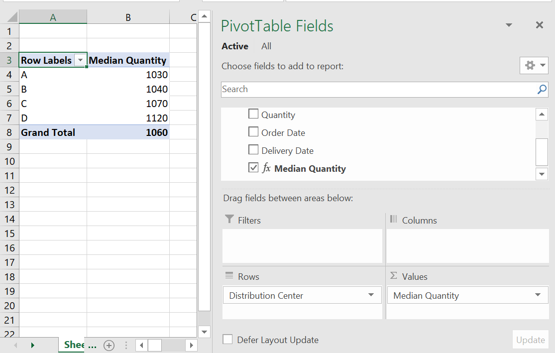 How To Calculate Median Value In Pivot Table Haiper